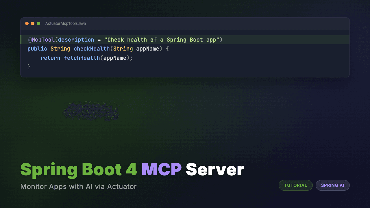 Build an MCP Server with Spring Boot 4