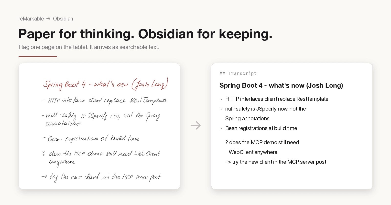 TaggedSync: Why I Built My Own reMarkable-to-Obsidian Plugin